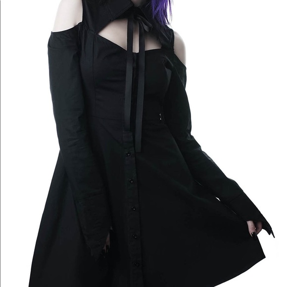Killstar Dresses & Skirts - Killstar Exorcista could shoulder dress